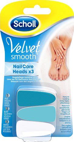 Scholl Velvet Smooth náhradní hlavice do elektrického pilníku na nehty