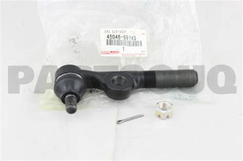 4504669145 Genuine Toyota End Sub Assy Tie Rod Lh 45046 69145 Ebay