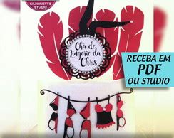 Arquivo De Corte Topo De Bolo Cha De Lingerie Elo