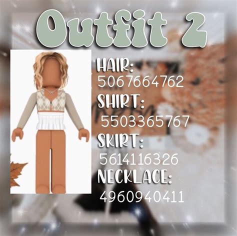 Autumn Outfit 🍂 Roblox Codes Roblox Roblox Roblox