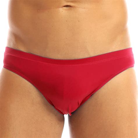 Alvivi Men S Silky Bikini Swim Briefs Breathable Triangle Panties Solid