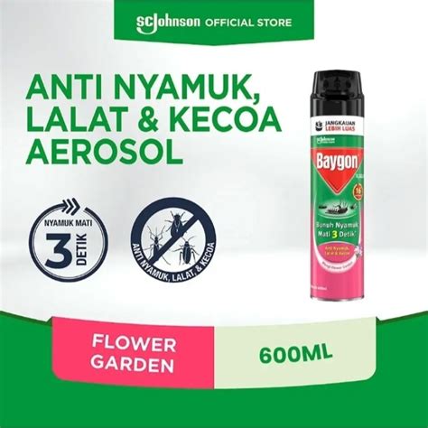 Jual Baygon Flower Garden Ml Shopee Indonesia