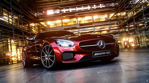 Mercedes C Class 2022 Amg Wallpaper