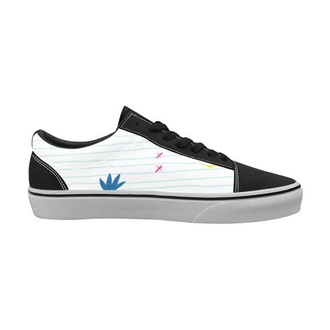 Women's Lace-Up Canvas Shoes (Model E001-2) | Inkedjoy