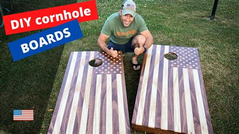 How To Make Cornhole Boards Step By Step Youtube