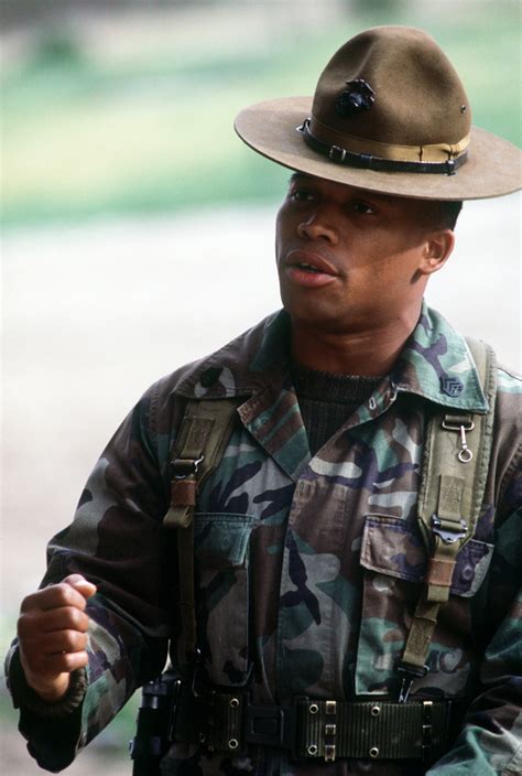 A Drill Instructor Directs A Class During Marine Corps Recruit Training