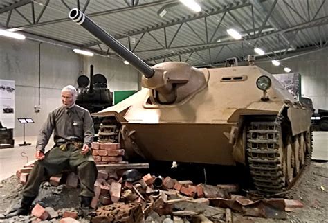 Surviving German Hetzer Tank Destroyer in Sweden