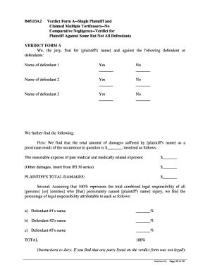 Fillable Online State Il Illinois Pattern Jury Instructions Civil