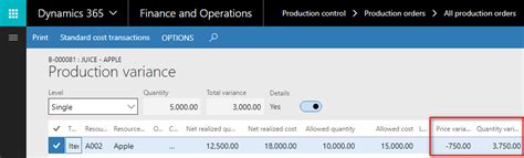 How To Set Up Standard Costs For Direct Materials In Dynamics 365 For Finance And Operations