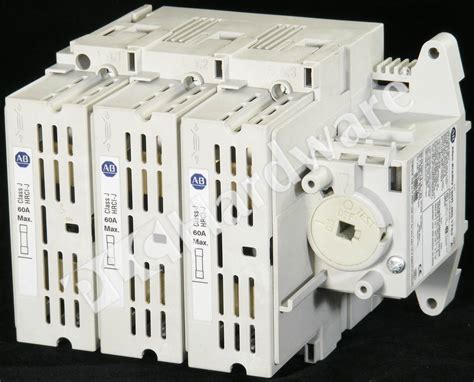 Plc Hardware Allen Bradley 194r J60 1753 Fused Disconnect Switch 3 P 60a