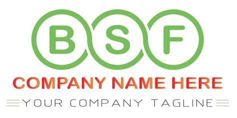 Premium Vector Bsf Letter Logo Design