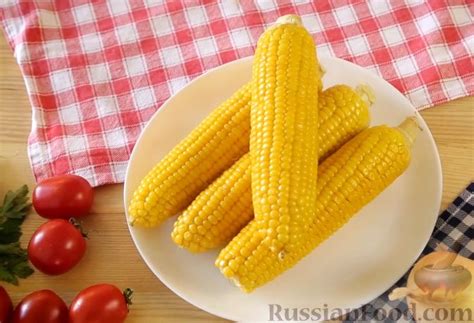 Рецепт: Кукуруза в духовке на RussianFood.com