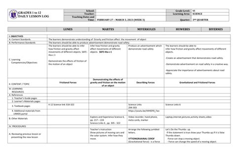 Dll Science 6 Q3 W3