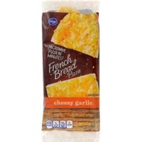 Kroger Microwave In Minutes! Cheesy Garlic French Bread Pizza