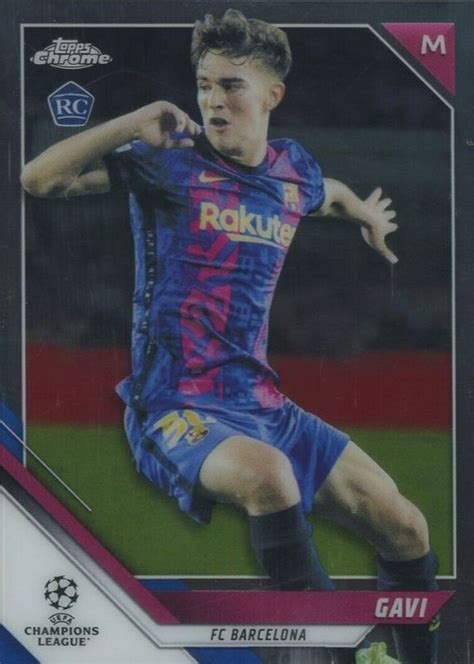 Gavi Topps Chrome Uefa Champions League Base Price Guide