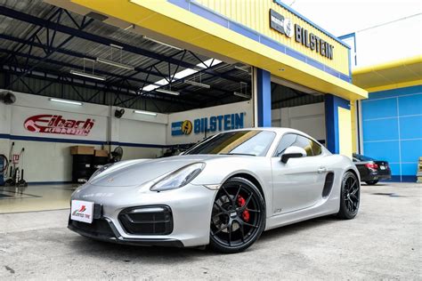 Porsche Cayman GTS 981 Silver BBS FI R Wheel Front