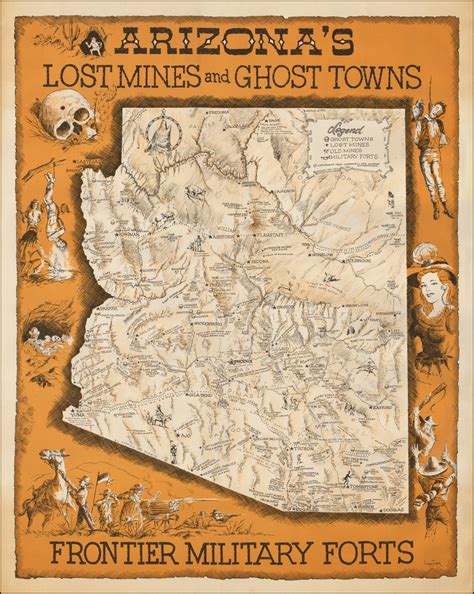 Arizona Lost Mines And Ghost Towns Early Spanish Missions Barry