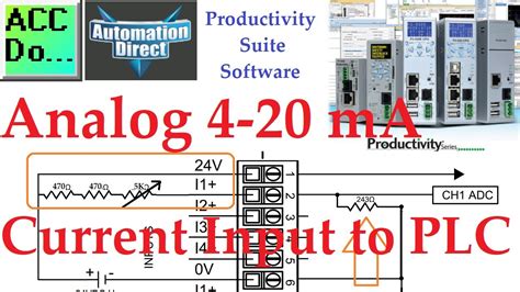 Analog Ma Current Input To Plc Youtube