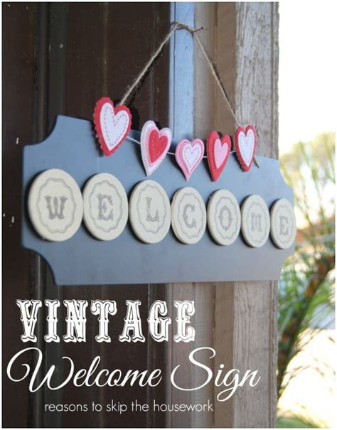 Vintage Welcome Sign