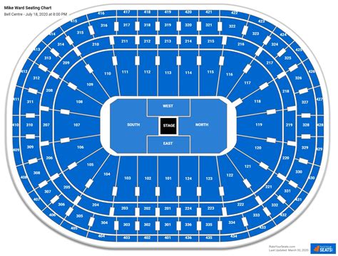 Bell Centre Seating Charts for Concerts - RateYourSeats.com