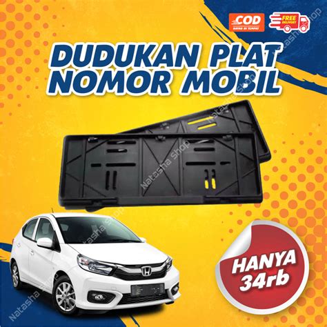 Jual Dudukan Plat Nomor Mobil Tatakan Plat Nomor Cover Plat Nomor