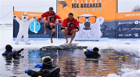 9 Photos Of The Calgary Ice Breaker Polar Dip 2017 Events