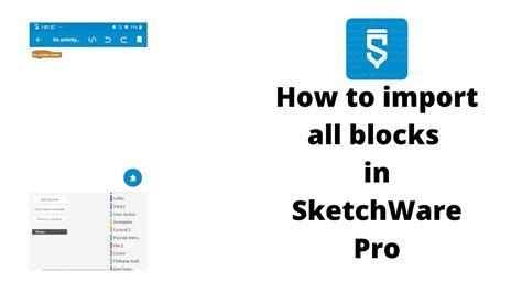 How To Import All Blocks In Sketchware Pro YouTube