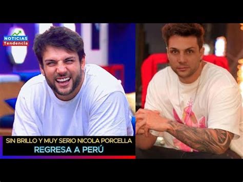 Sin Brillo Y Muy Serio Nicola Porcella Regresa A Per Nicolaporcella