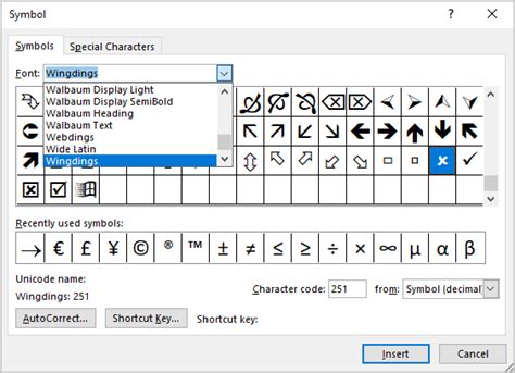 How To Insert Check Mark And X Mark In Word Microsoft Word 365