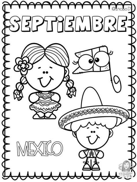 Pin En Septiembre Dibujos De La Independencia Septiembre Preescolar