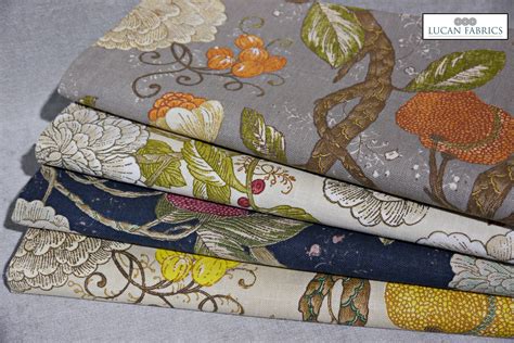 A Vibrant Mix Of Luxury Floral Fabrics For Curtains Cushions And Light