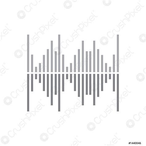 Ilustración de vectores de ondas sonoras vector de stock 1440046