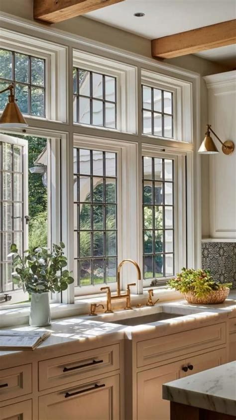 big window kitchen renovation ideas