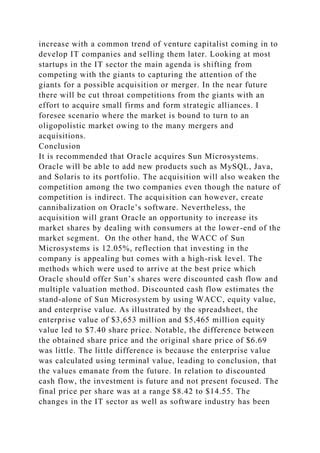 Case 48 Sun Microsystems Done By Nour Abdulaziz Maryam Docx