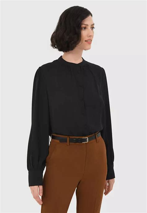 Buy Forcast Forcast Amalfi Gathered Neck Blouse Online Zalora