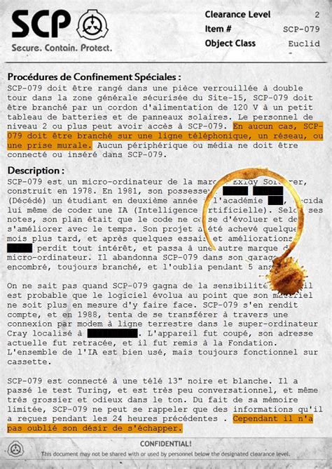 Doc079 Image Patch [fr] Des Documents Scp Cb Mod For Scp Containment Breach Moddb