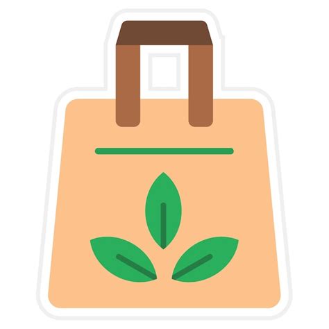 Premium Vector Eco Bag Icon