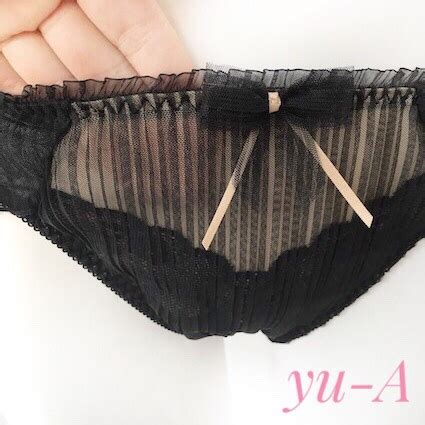 ChasneyBeautyノーマルショーツ ブラック ゴールド yu A ゆーあ lingerie
