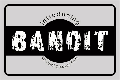 Bandit Font By Imdesignart · Creative Fabrica