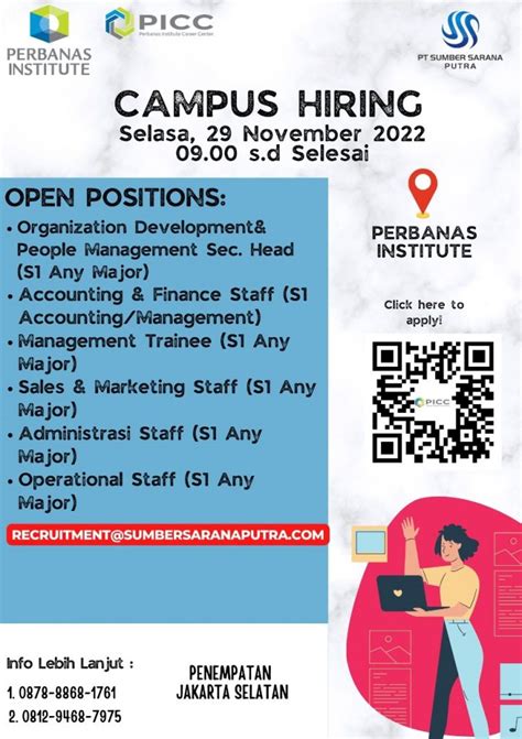 Campus Hiring Pt Sumber Sarana Putra Bersama Perbanas Institute