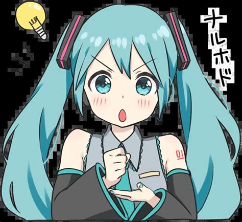 Telegram Sticker 😲 From Hatsune Miku Pom Ver Pack