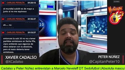 Xavier Cadalso y Peter Núñez entrevistan a Marcelo Neveleff DT