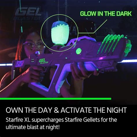 Gel Blaster Starfire Xl Blaster Blow In The Dark De Longo Alcance