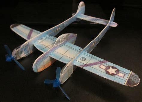 The Styrofoam Glider Squadron Power Prop Flying Gliders 7 Lockheed