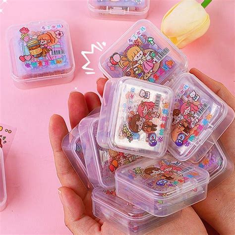 4 коробки прозрачных наклеек DIY - купить с доставкой по выгодным ценам ...