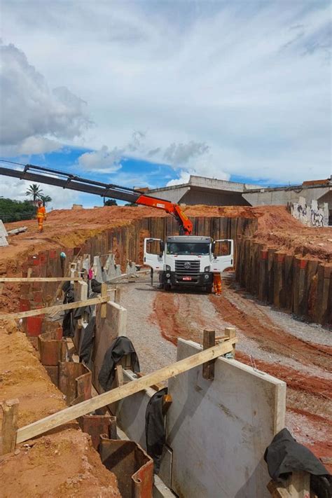 Ngtm Avan A As Obras Do Novo Viaduto Na Rodovia Br Em