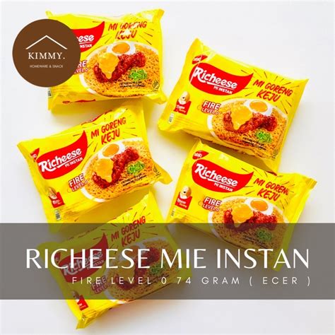 Jual RICHEESE MIE INSTAN 74 GR PROMO READY TIDAK PO MIE GORENG