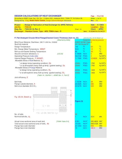 Pdf Blind Flange Design Calculations Dokumen Tips