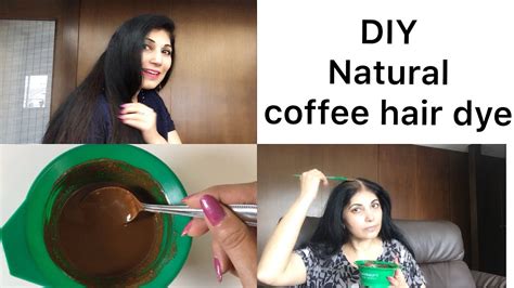 Diy Natural Coffee Hair Dye Get Rid Of Grey Hair Youtube