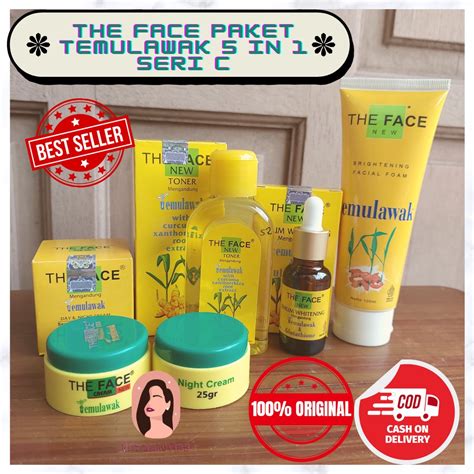 Jual BPOM The Face Temulawak Paket Cream 5in1 Seri C Shopee Indonesia